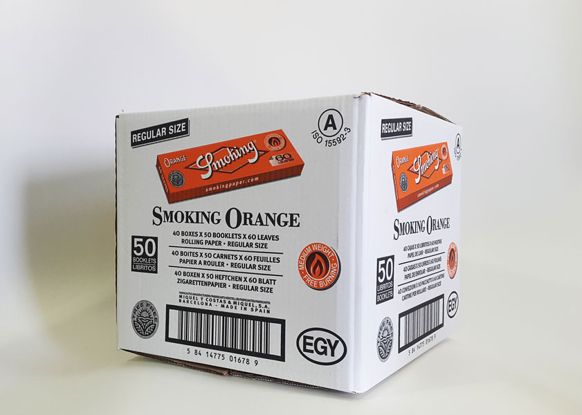 Caja cartón Smoking